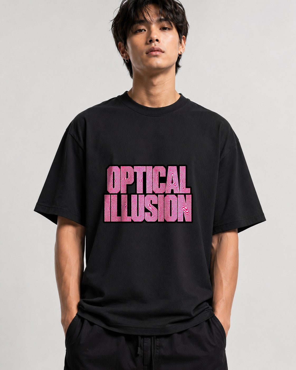 Optical Illusion - Black
