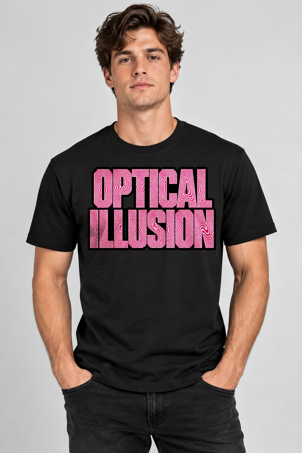 Optical Illusion - Black