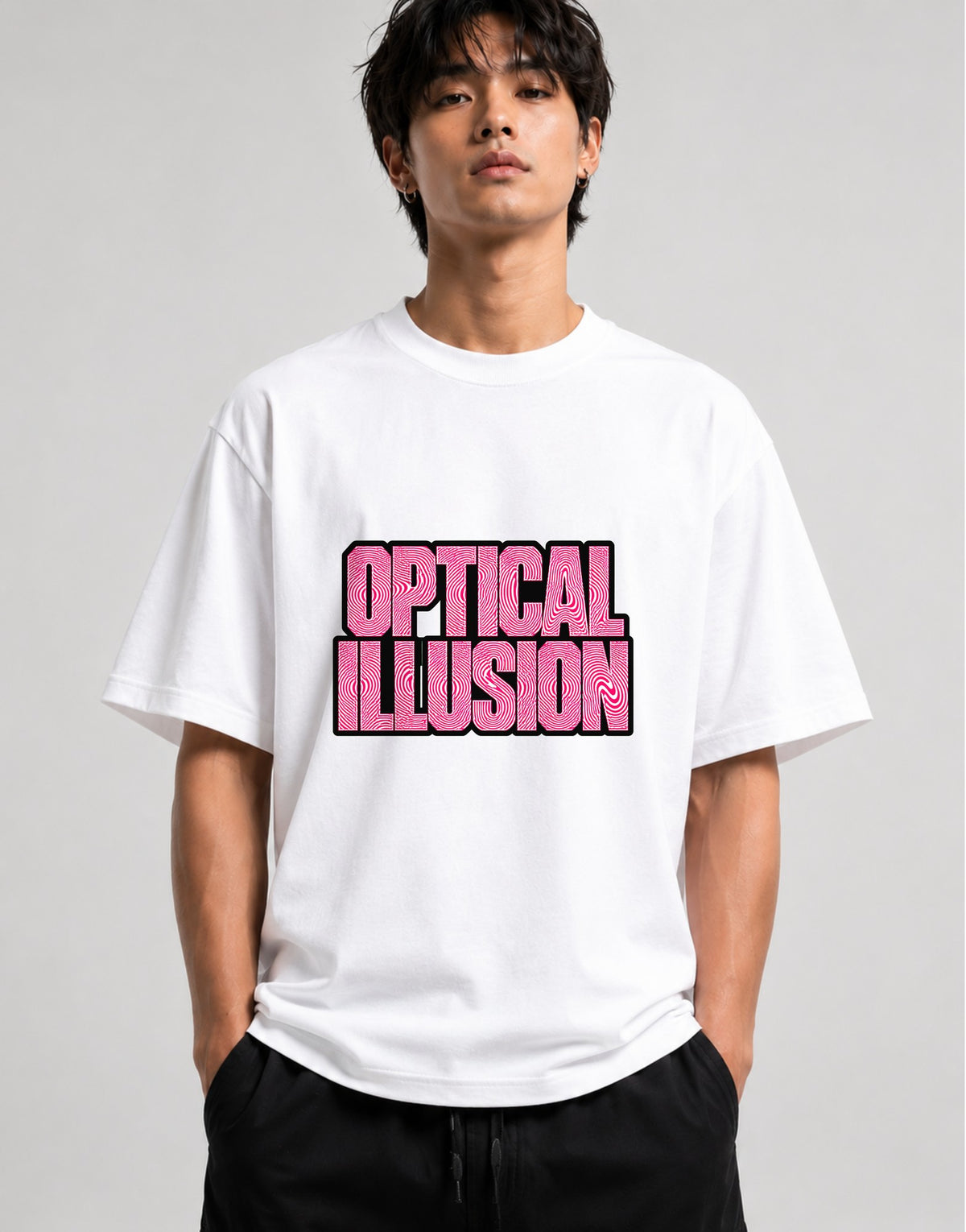 Optical Illusion - White