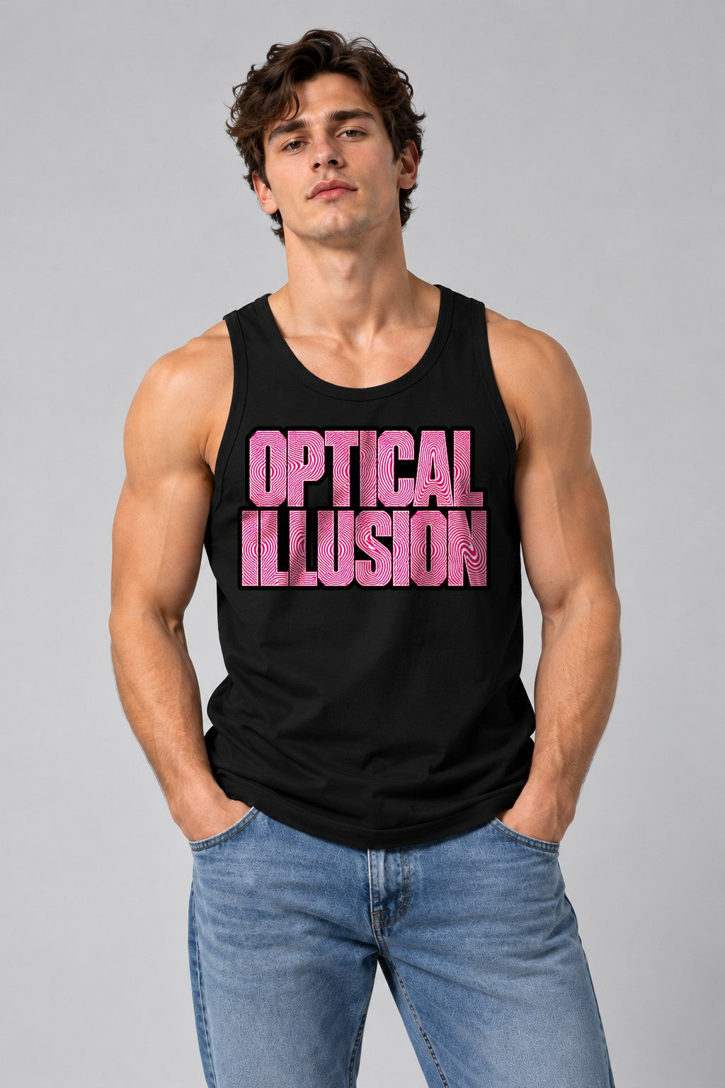 Optical Illusion - Black