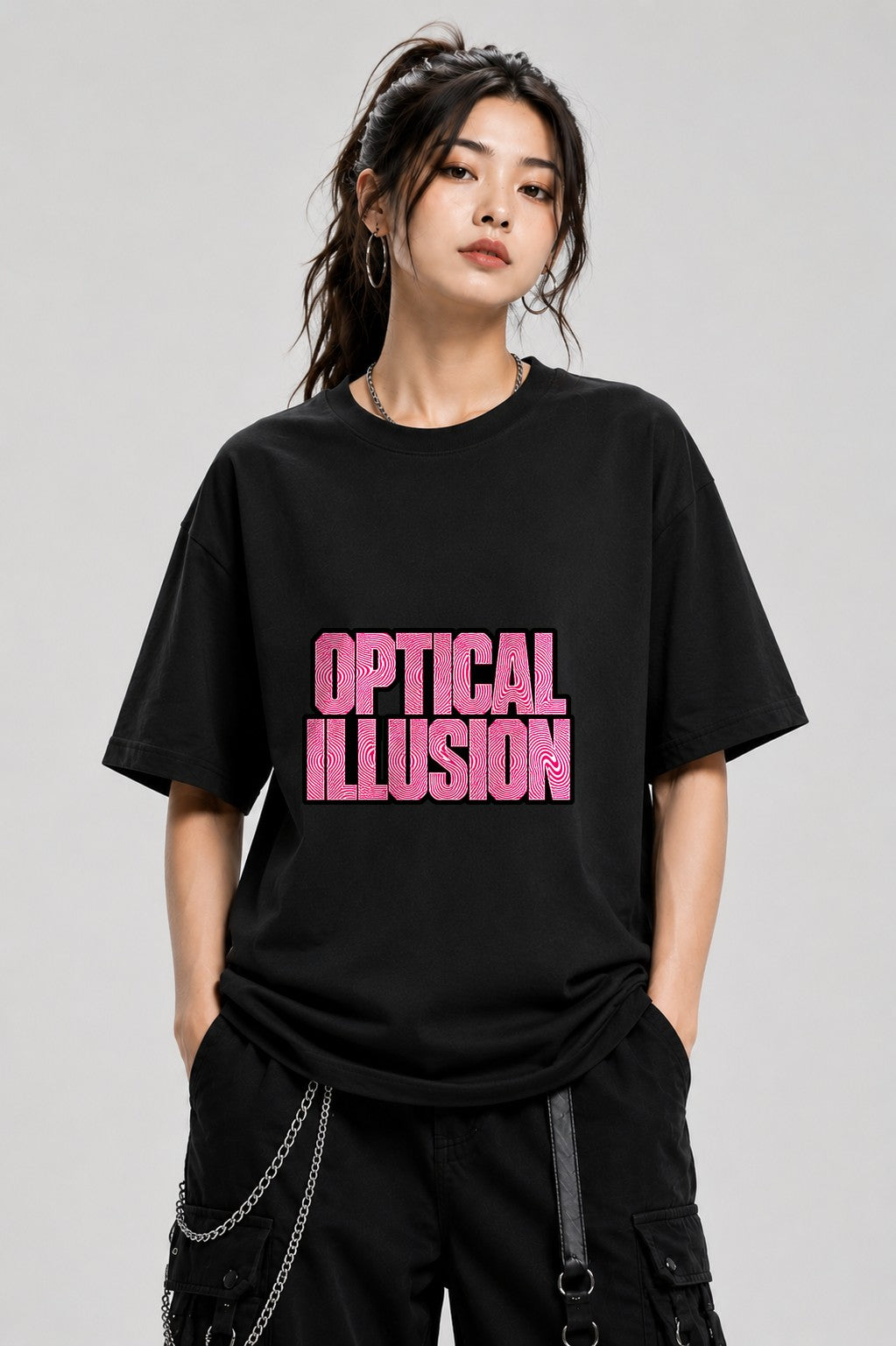 Optical Illusion - Black
