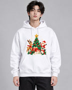 Origami Christmas Scene - White