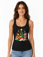 Origami Christmas Scene - Black