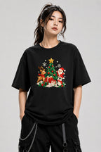 Origami Christmas Scene - Black