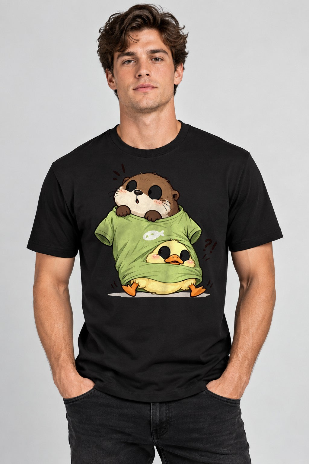 Otter and Duck - Black