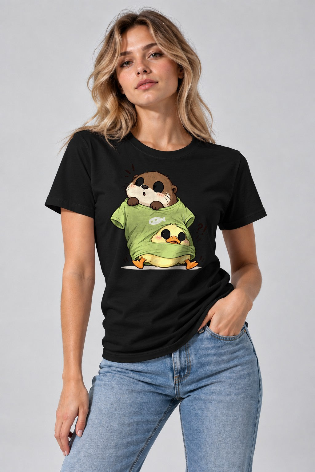 Otter and Duck - Black