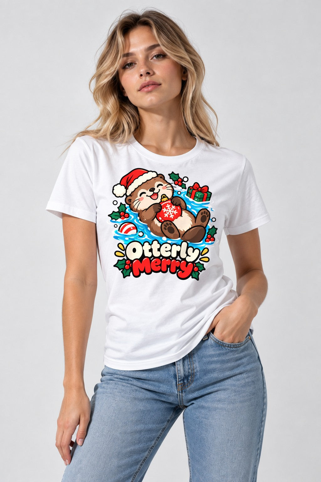 Otterly Merry - White