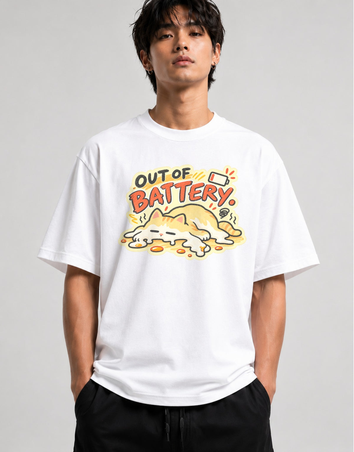 Out Of Battery - White