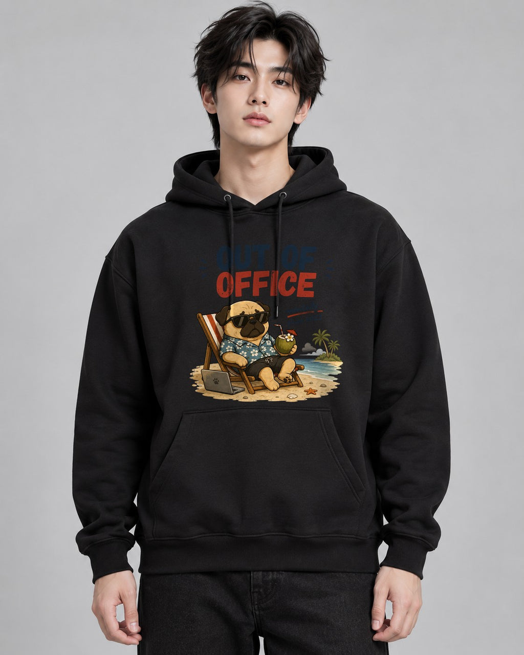 Out Of Office Mentally Since 2022 Fu - Black