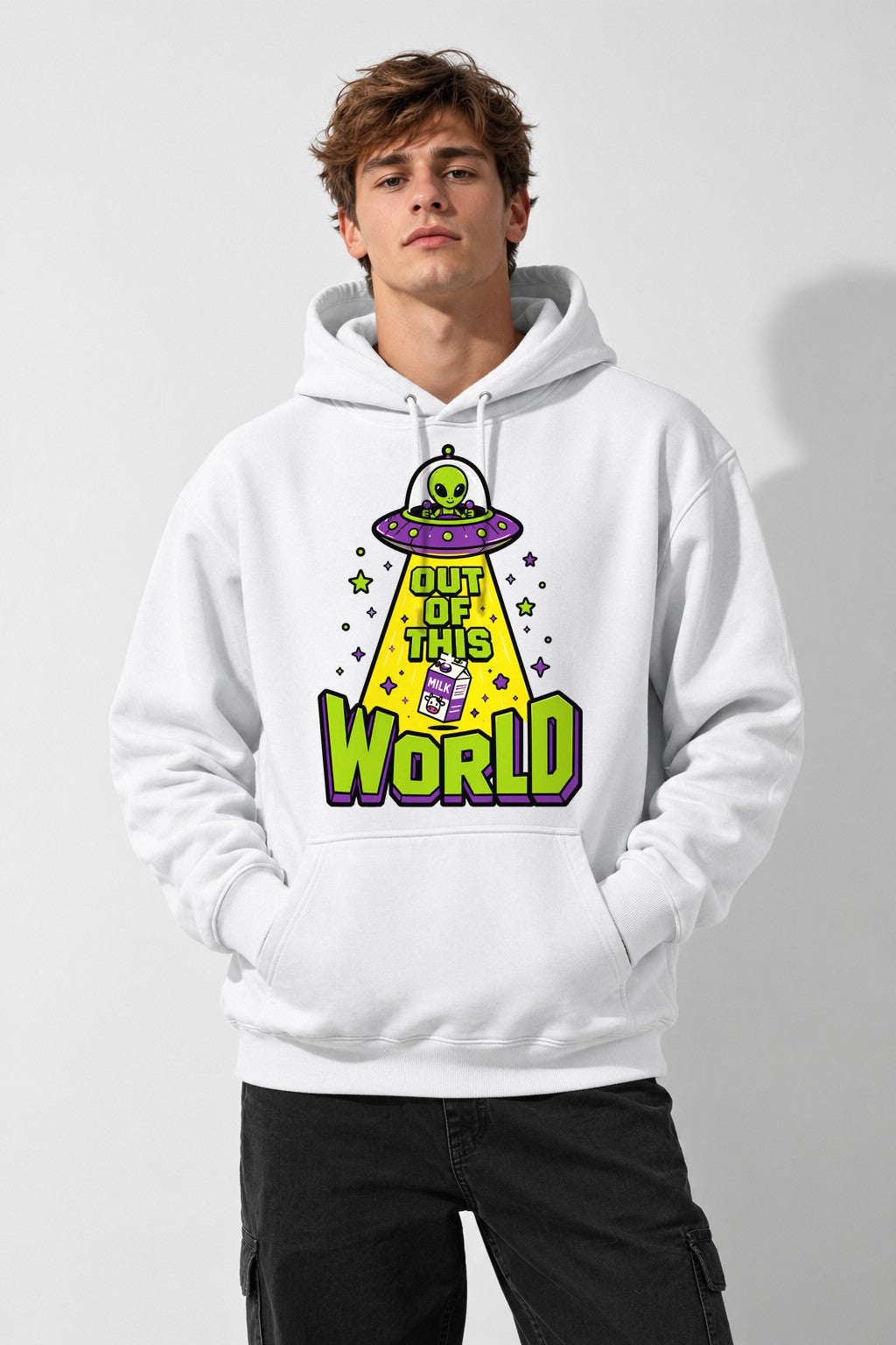 Out Of This World UFO - White