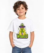 Out Of This World UFO Alien Abduction Shirt - Funny Space Design - White