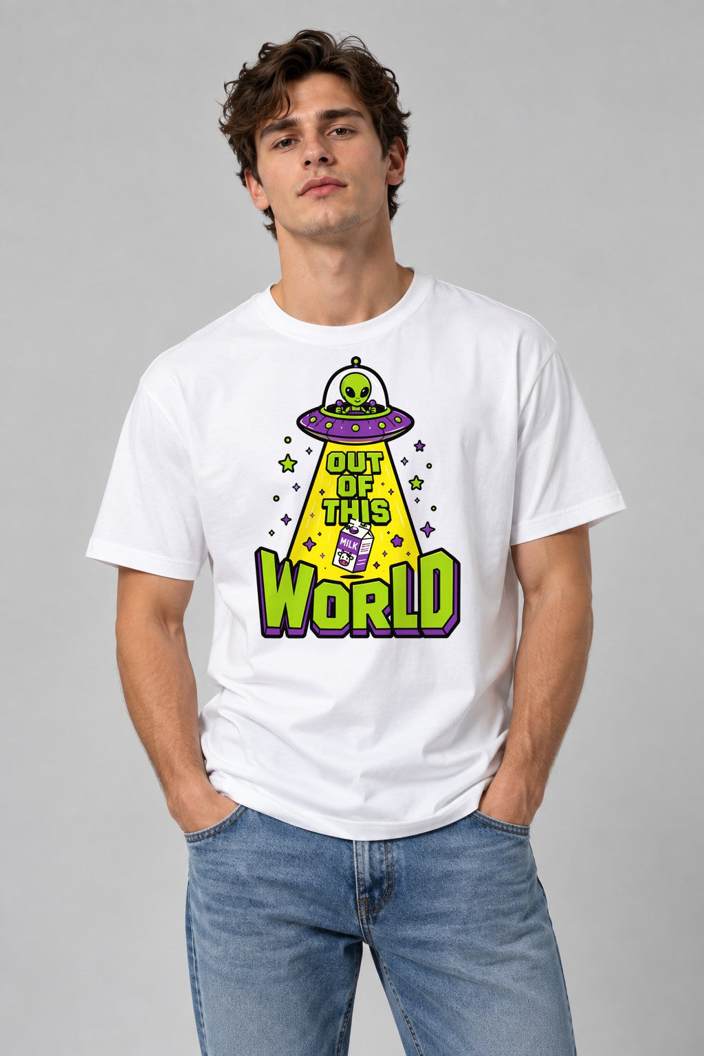 Out Of This World UFO - White