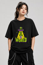 Out Of This World UFO Alien Abduction Shirt - Funny Space Design - Black