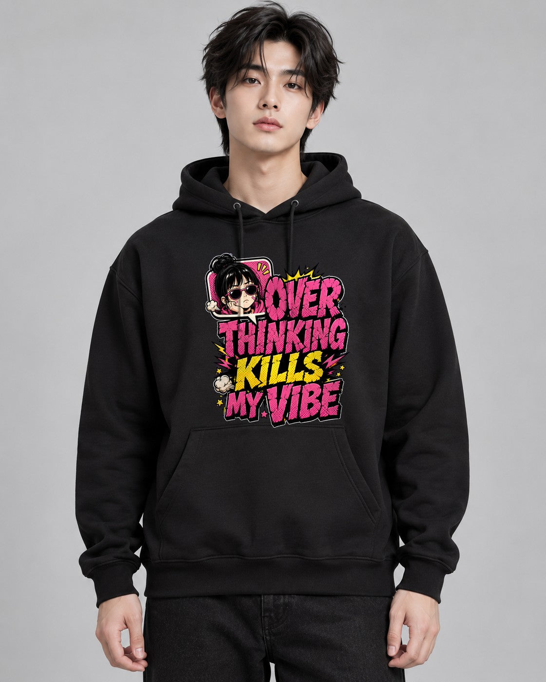 Over Thinking Kills My Vibe - Black
