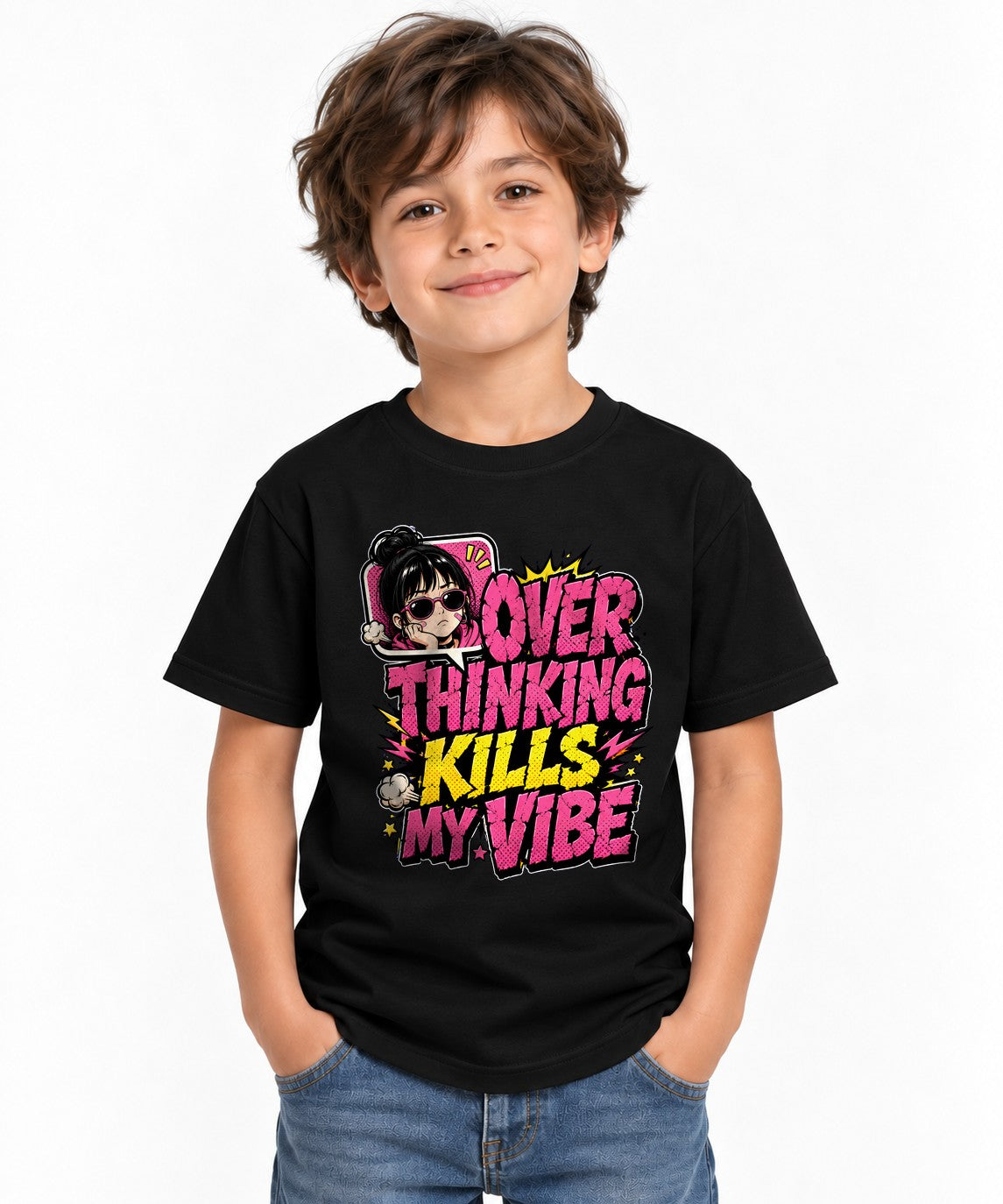Over Thinking Kills My Vibe - Black