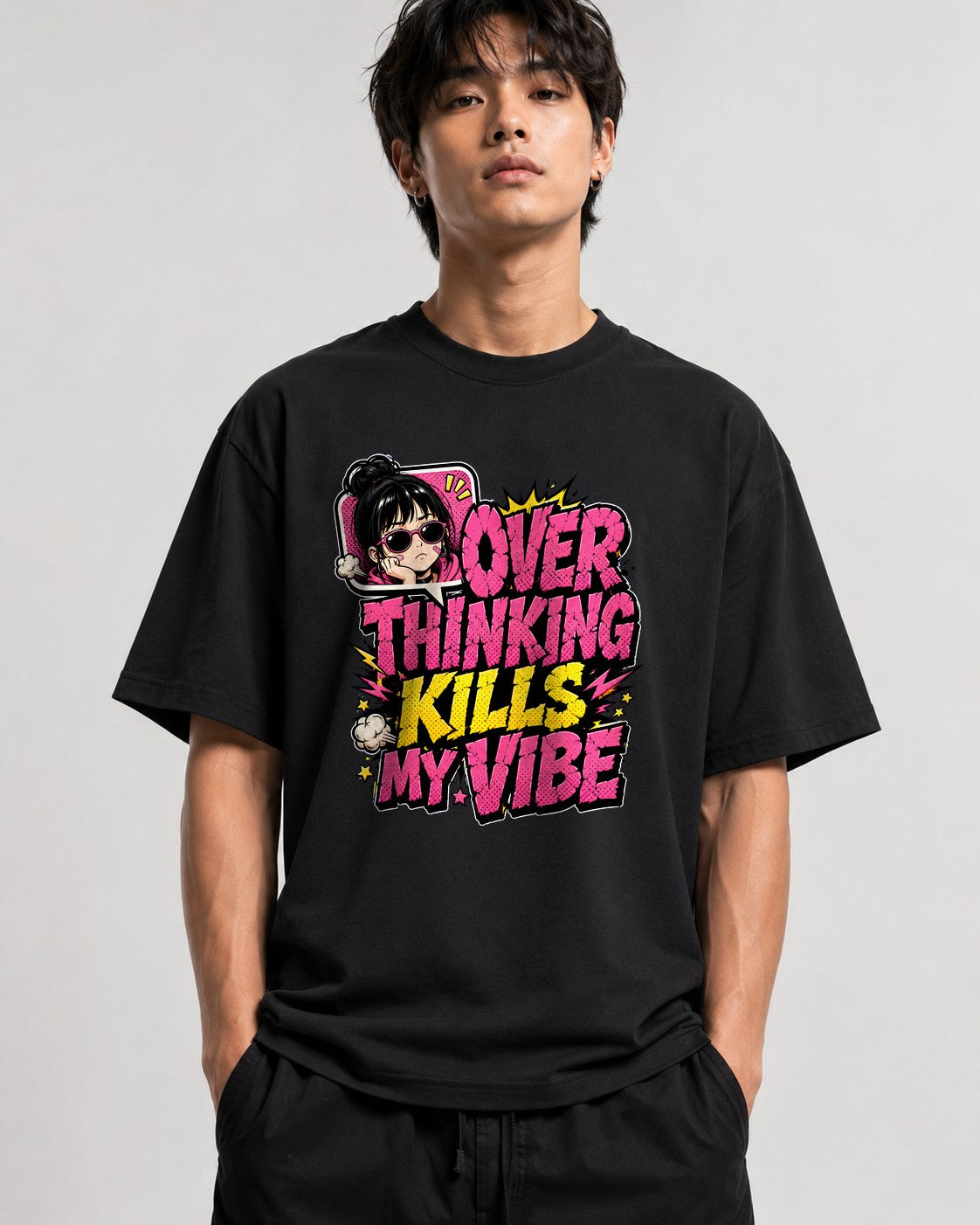 Over Thinking Kills My Vibe - Black
