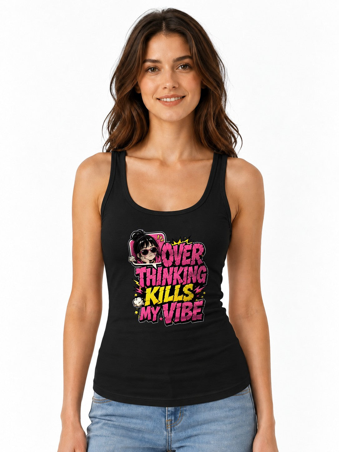 Over Thinking Kills My Vibe - Black