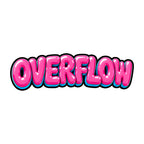 Overflow Bubble Letter Graphic Tee - Bold Pink Street Style