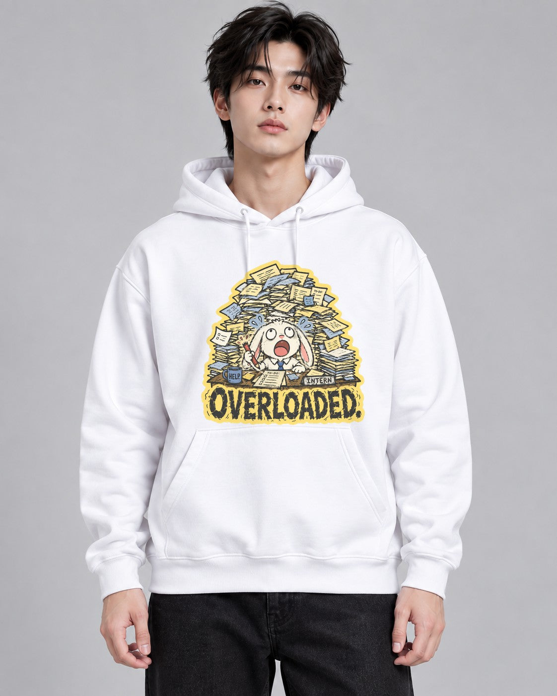 Overloaded Intern - White