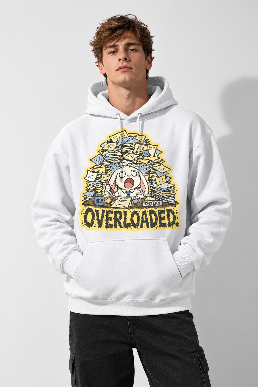 Overloaded Intern - White