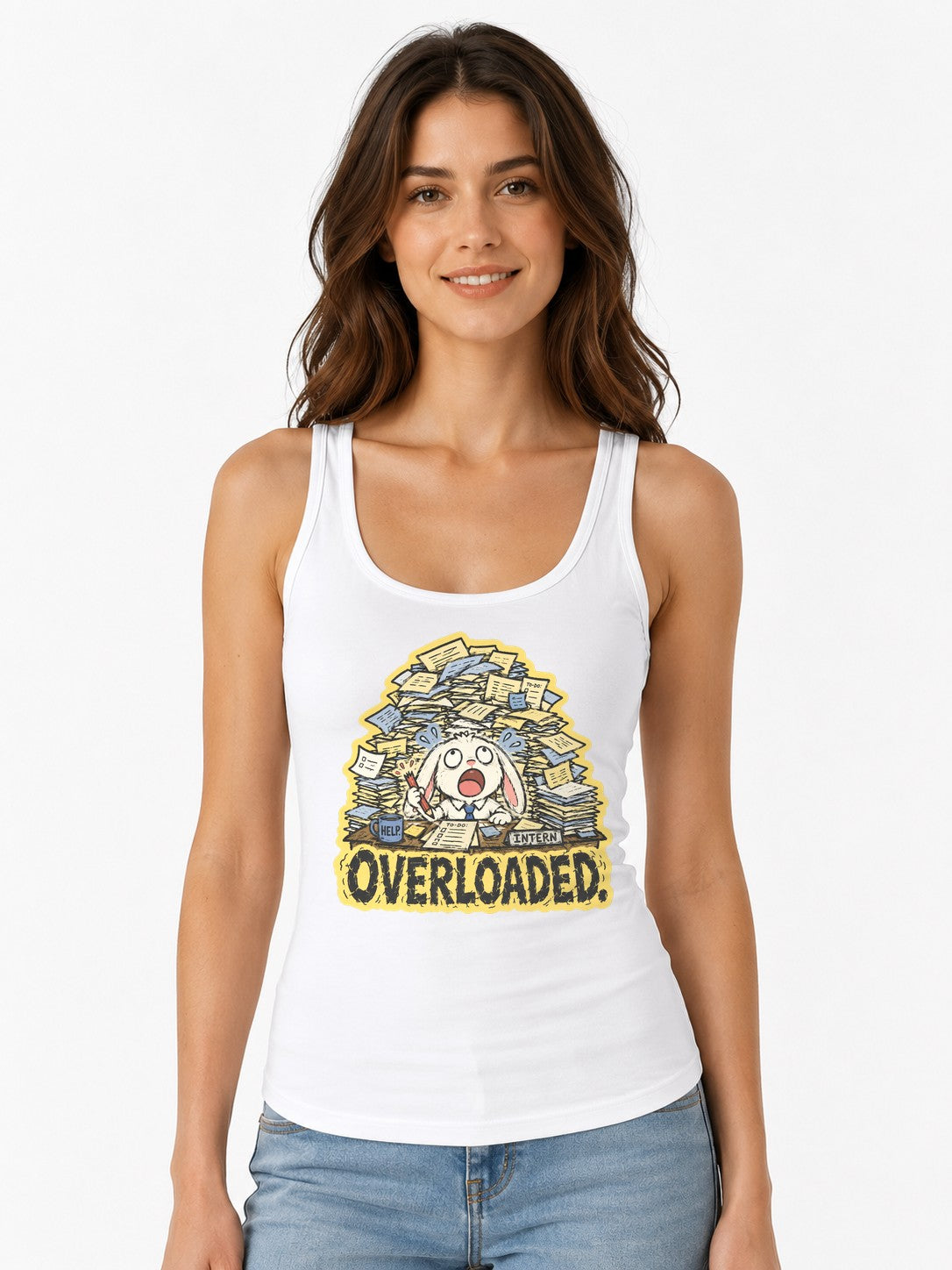Overloaded Intern - White