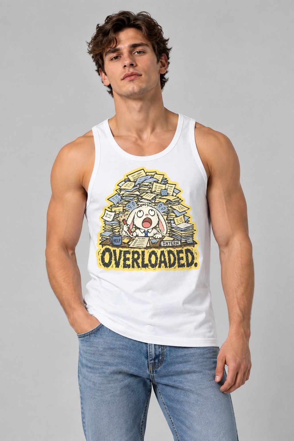 Overloaded Intern - White