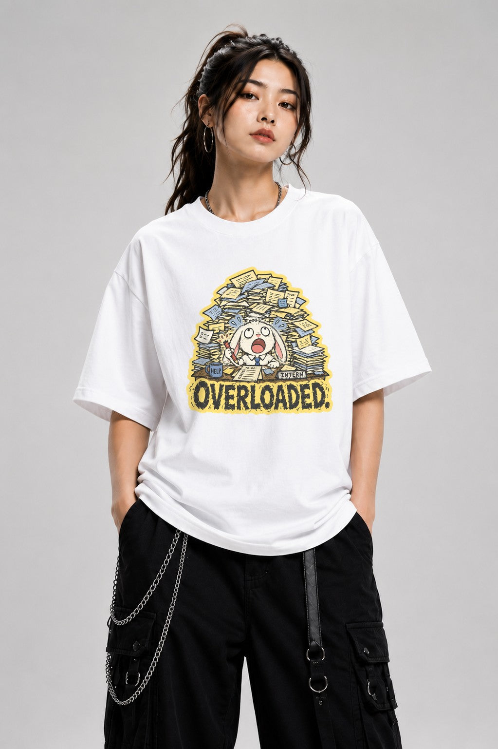 Overloaded Intern - White