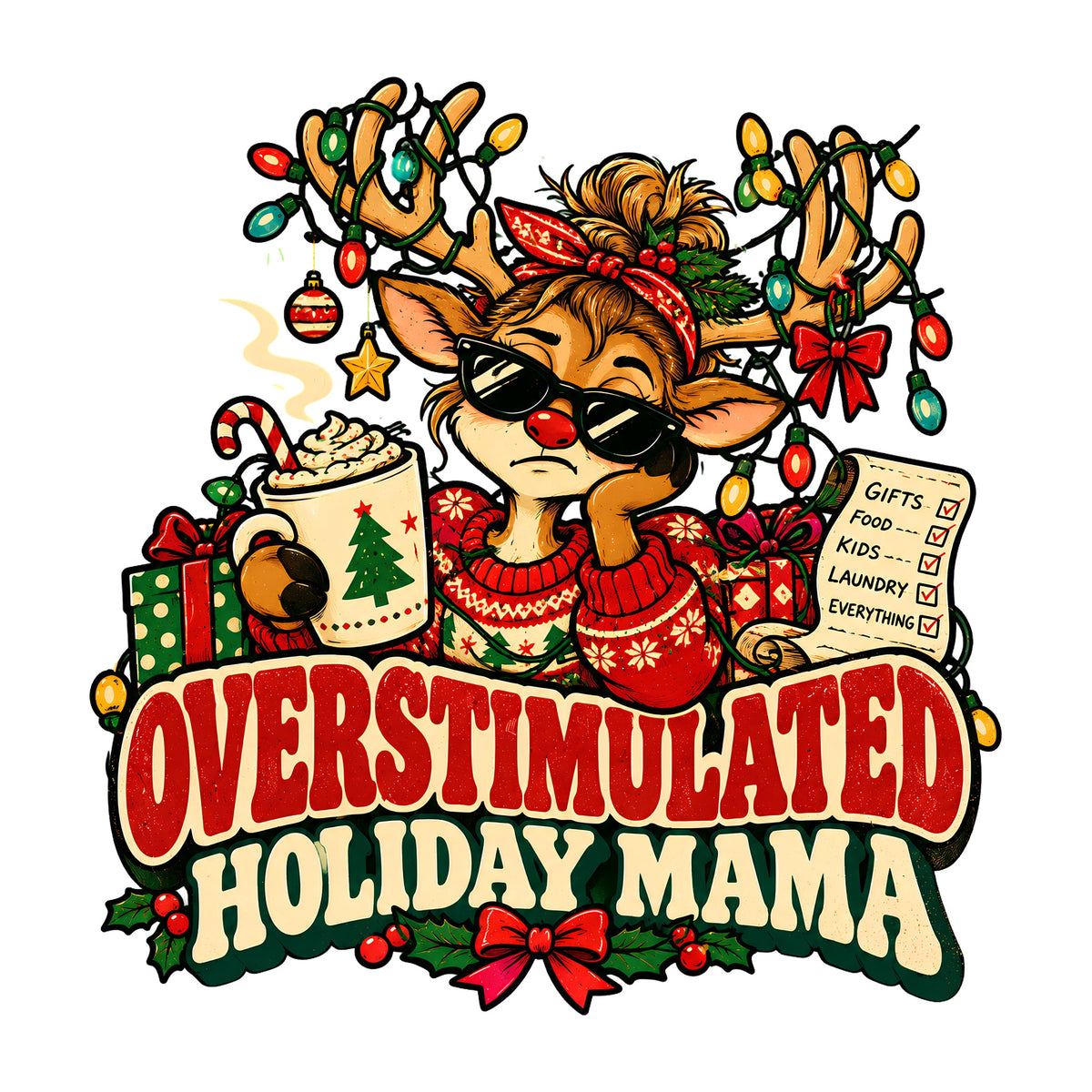 Overstimulated Holiday Mama