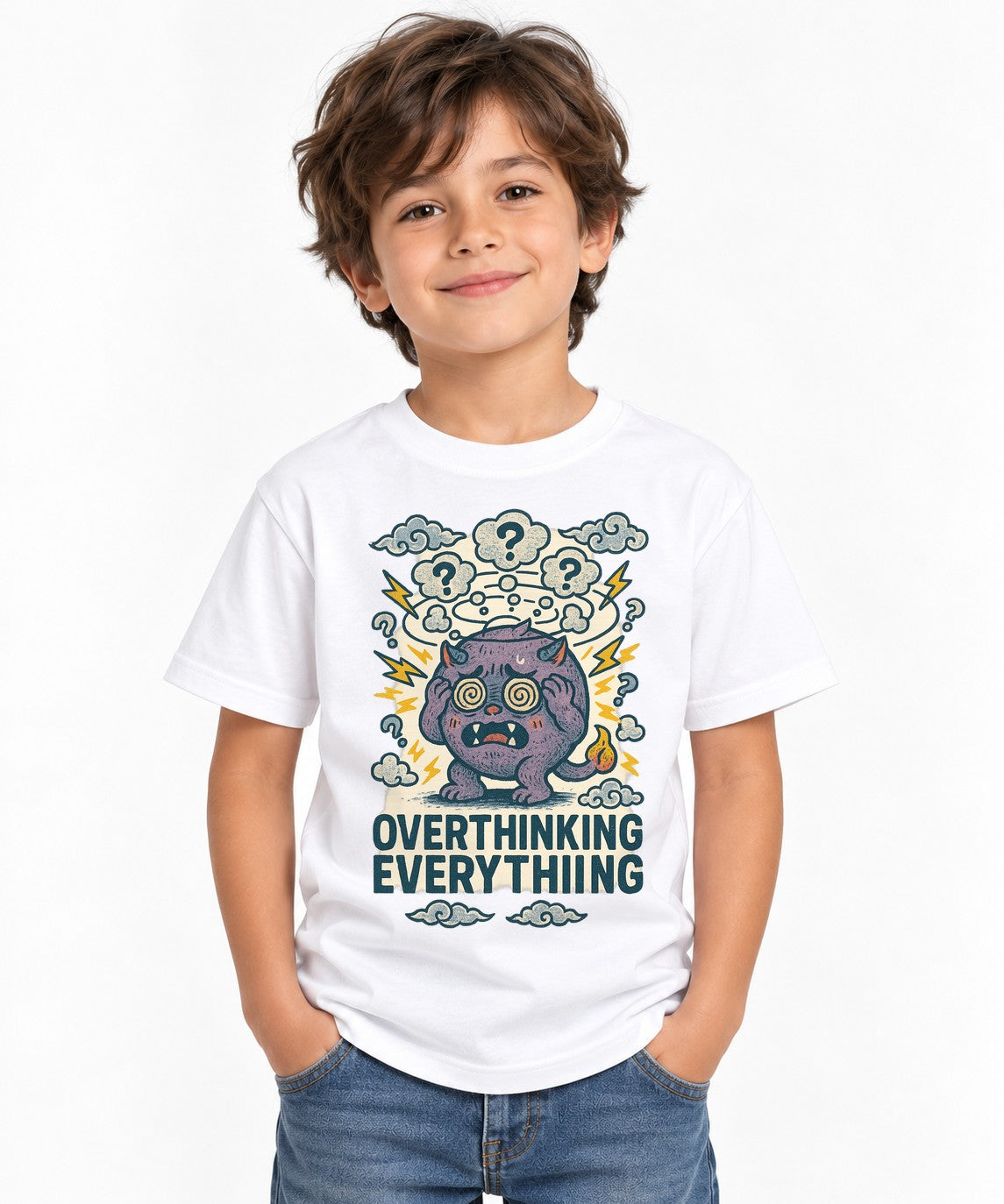 Overthinking Yokai - White