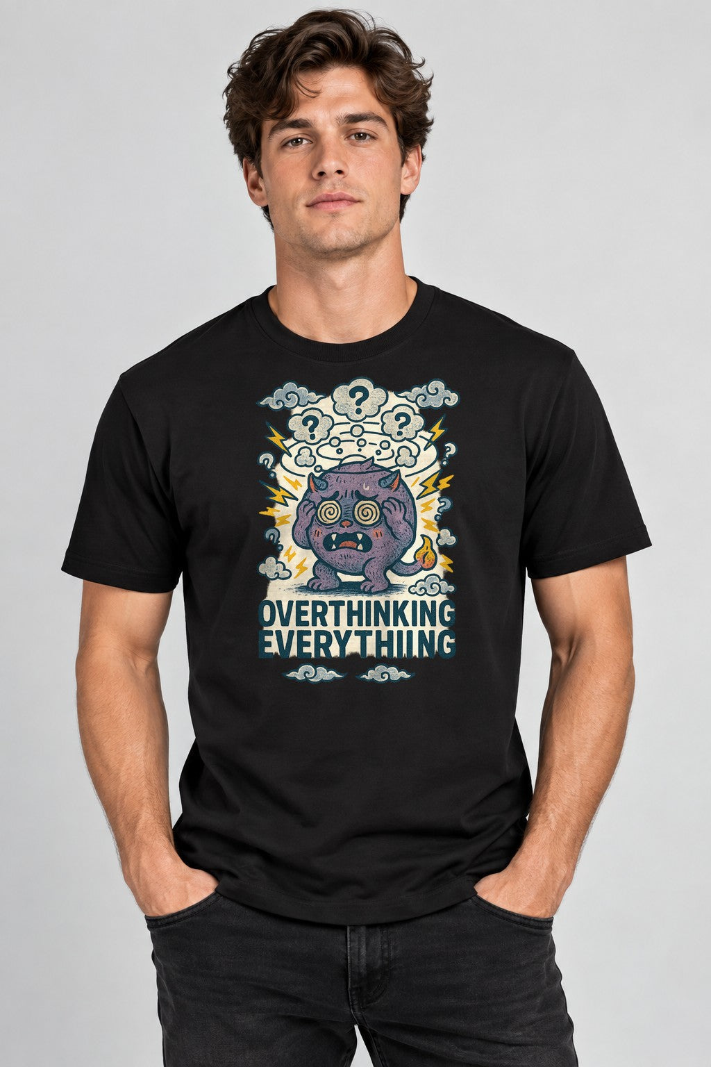 Overthinking Yokai - Black