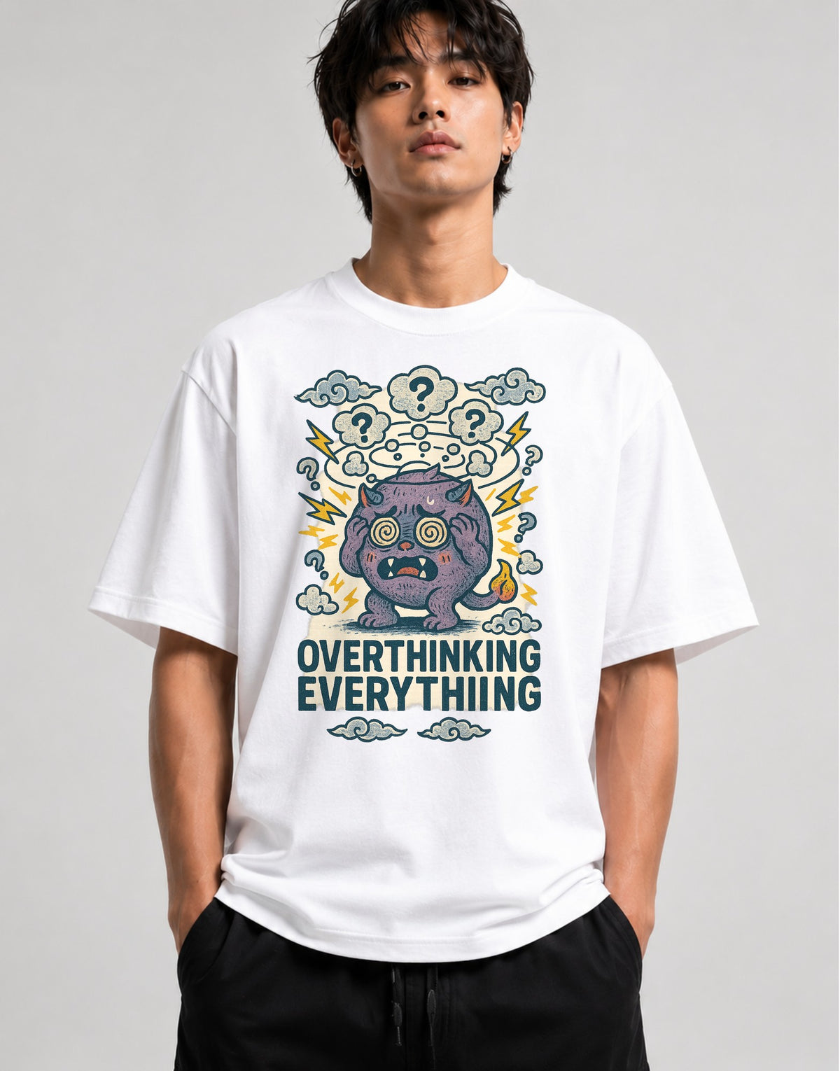 Overthinking Yokai - White
