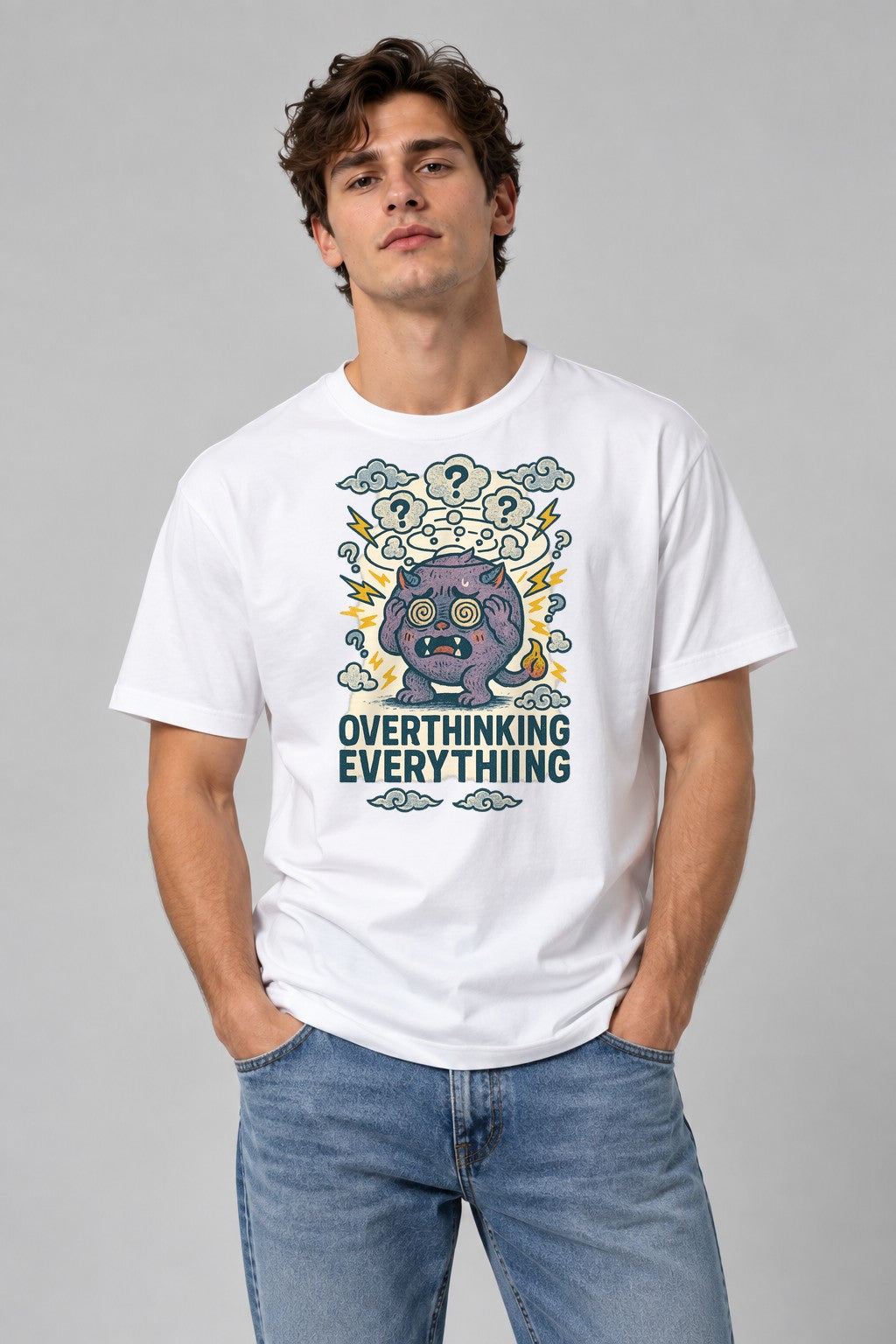 Overthinking Yokai - White