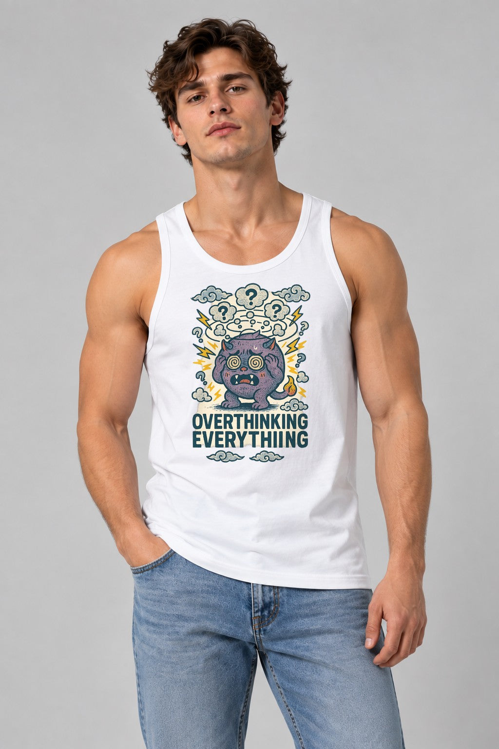 Overthinking Yokai - White