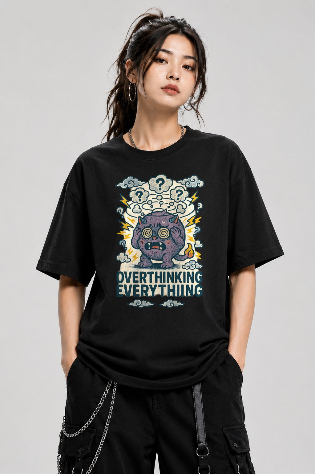 Overthinking Yokai - Black