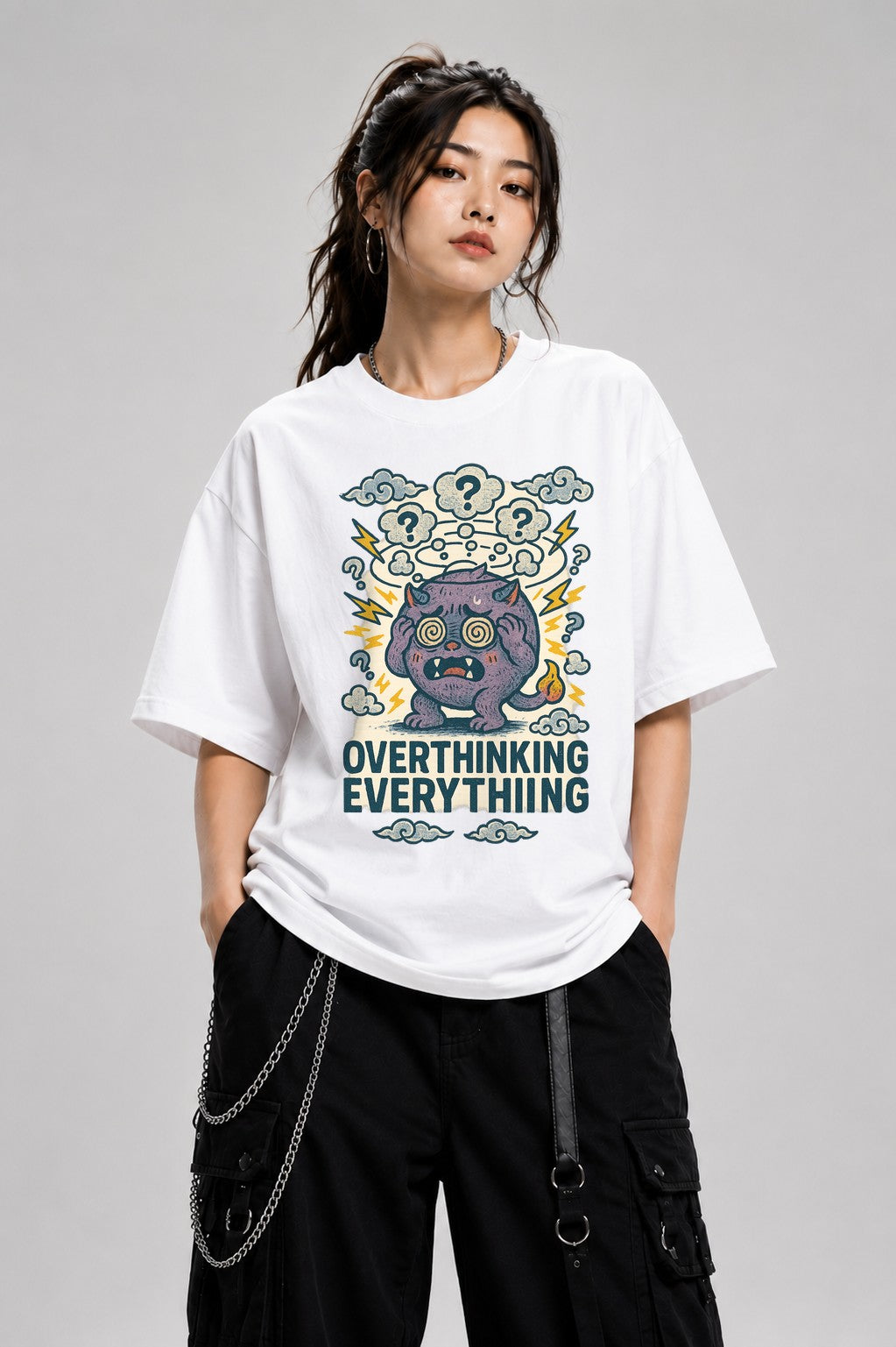 Overthinking Yokai - White