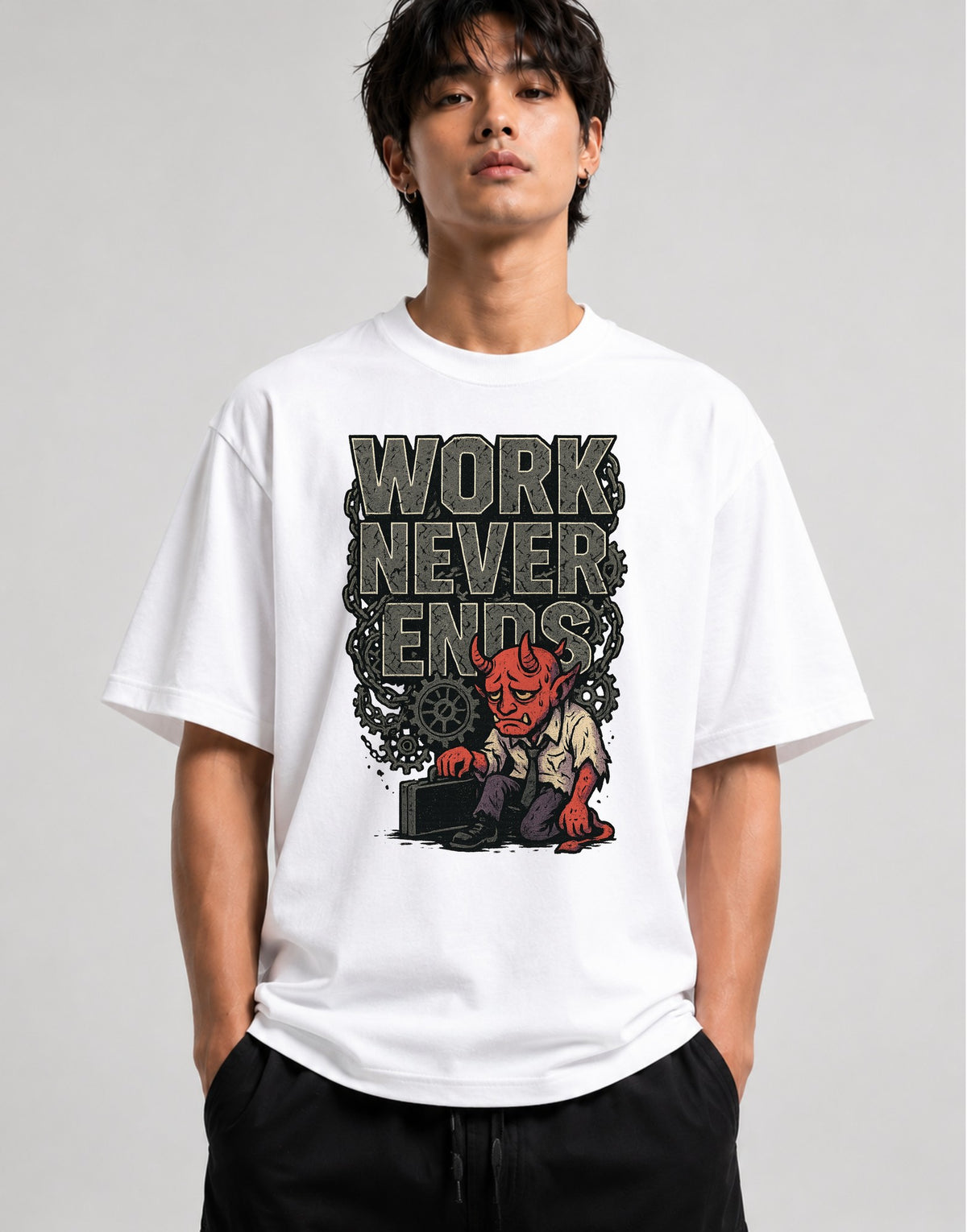 Overtime Oni - White