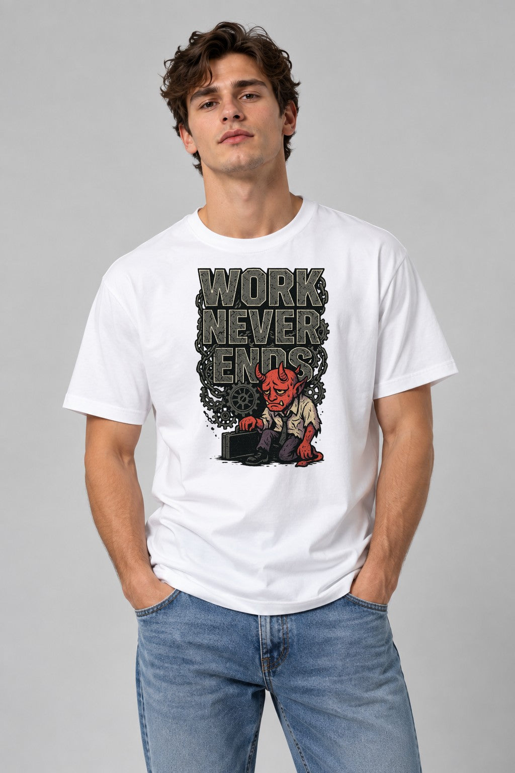 Overtime Oni - White