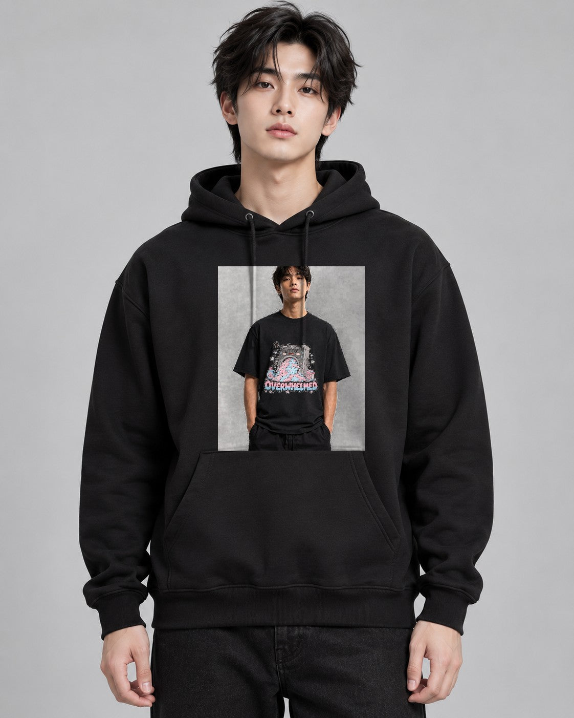 Overwhelmed - Funny Laundry Washing - Black