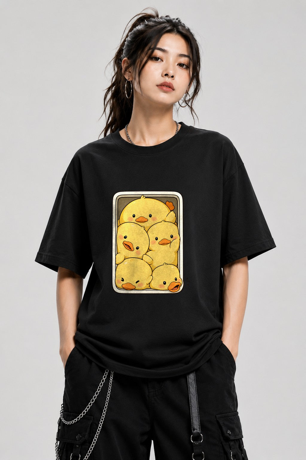 Packed Baby Chicks - Black