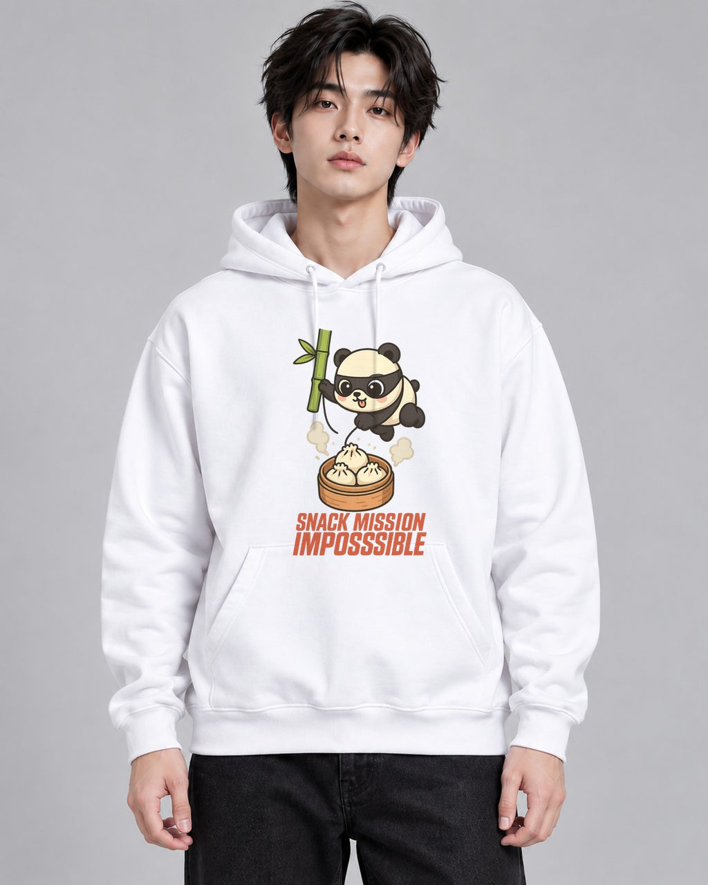Panda Dumpling Heist - White