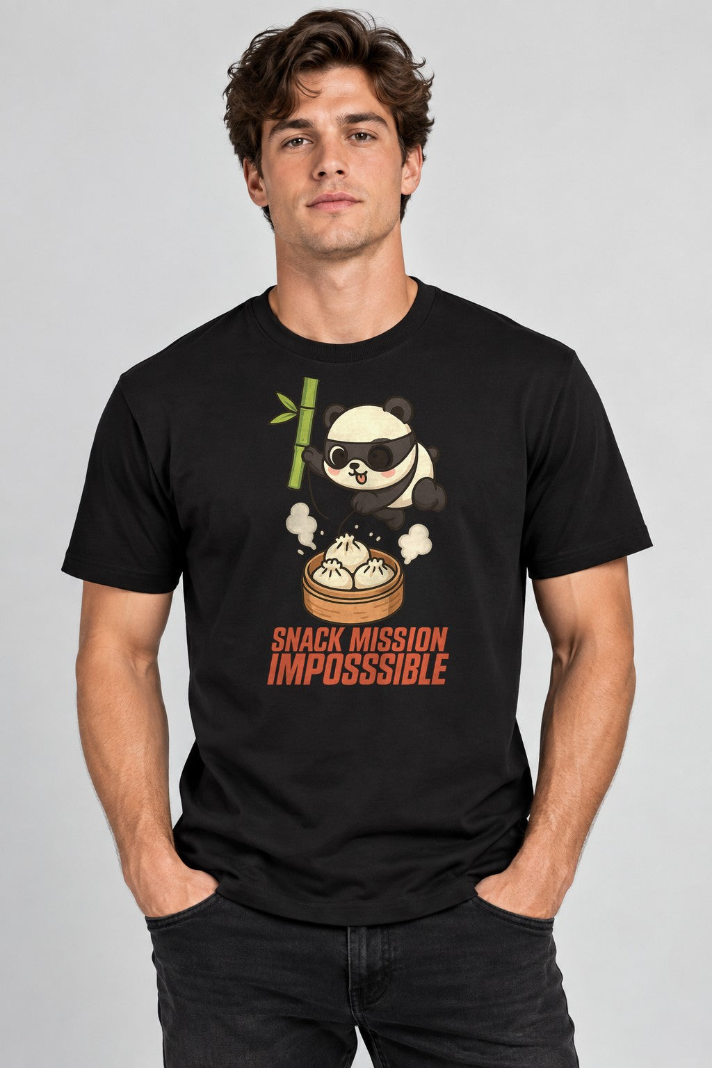 Panda Dumpling Heist - Black