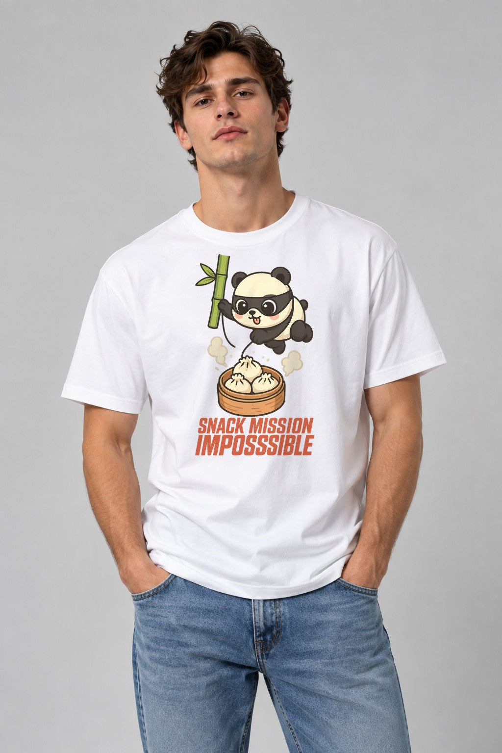 Panda Dumpling Heist - White