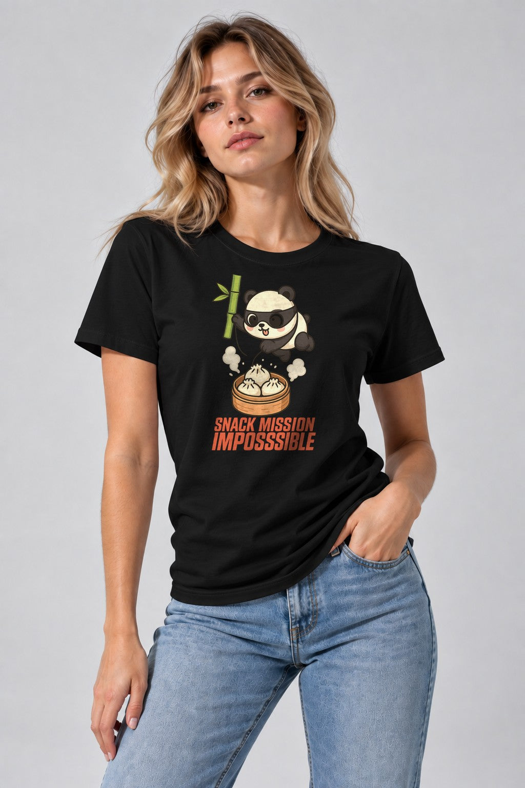 Panda Dumpling Heist - Black