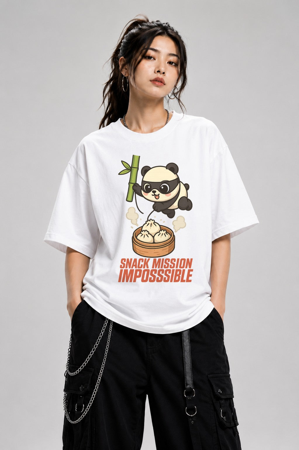 Panda Dumpling Heist - White