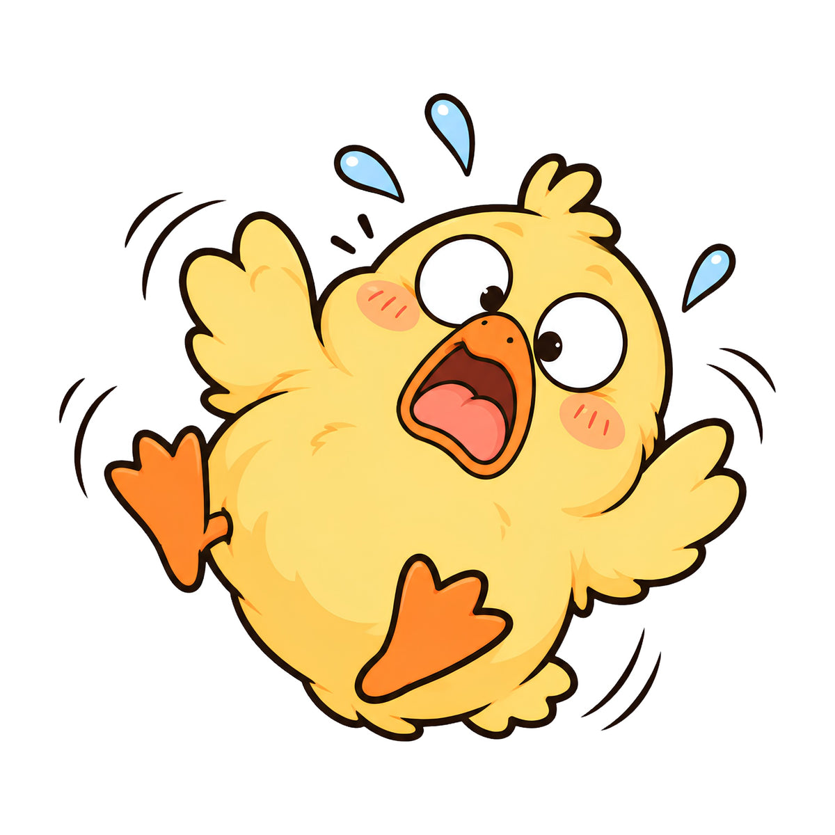Panicked Chick