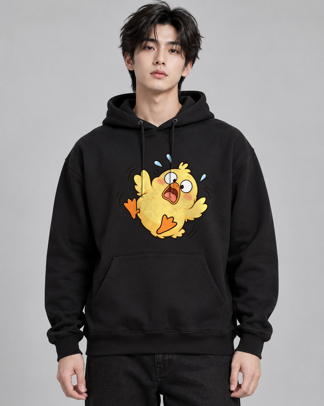 Panicked Chick - Black