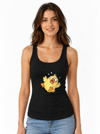 Panicked Chick - Black