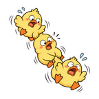 Panicked Chicks Stack