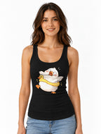 Panicked Duck Hug - Black