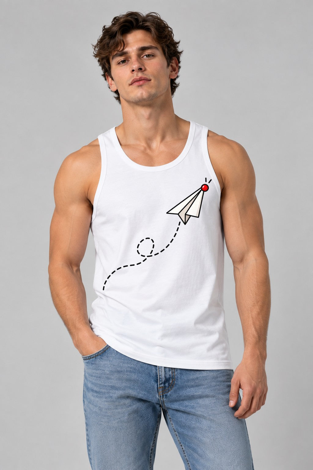 Paper Plane Launch - White